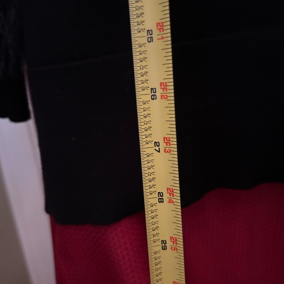 Preston & York Black Turtleneck with Faux Fur Cuffs Size M sku#98 - Picture 6 of 6